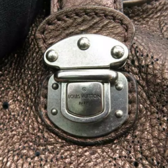 Auth Louis Vuitton LV Mahina L Monogram Bronze - Picture 14 of 14